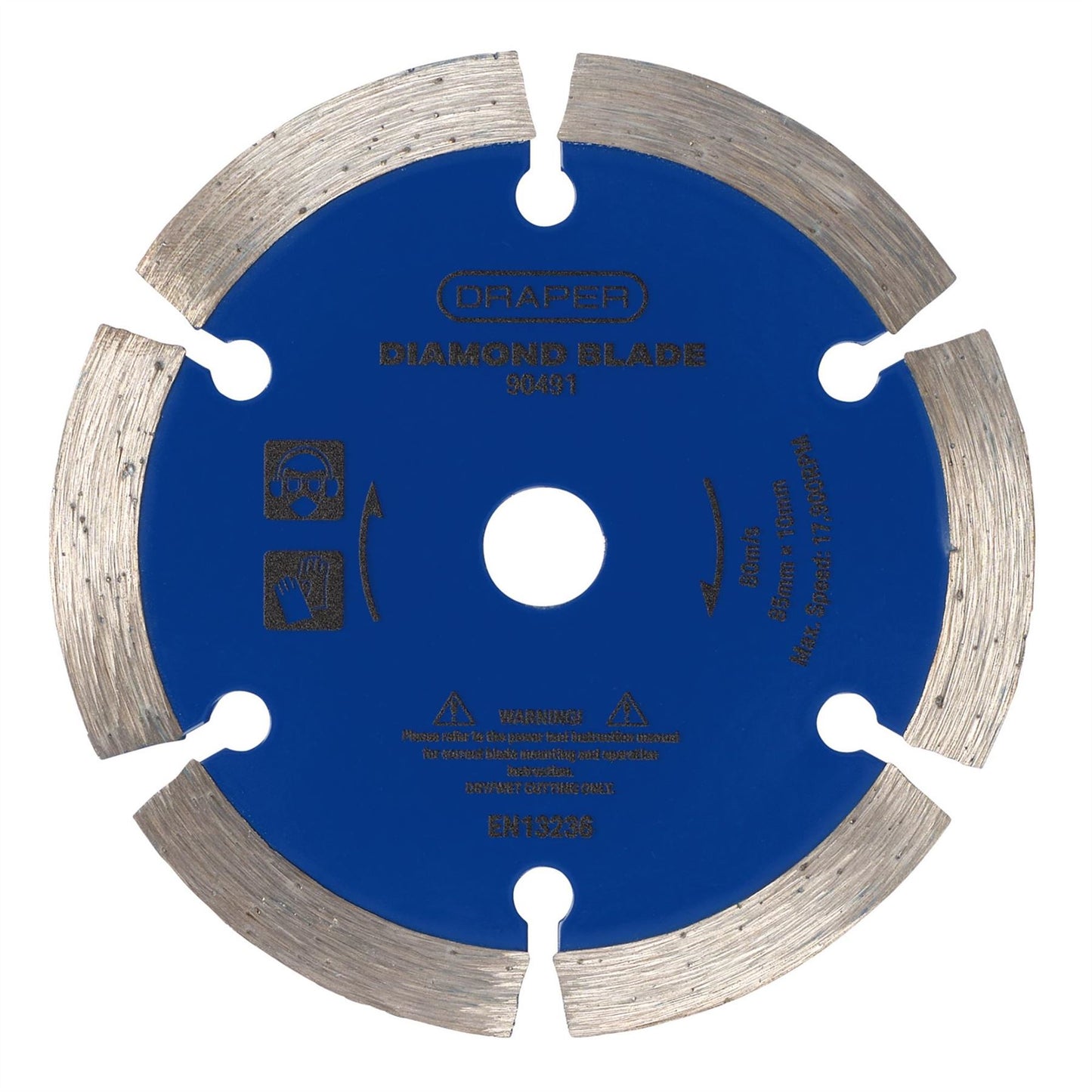 Draper 90491 Segmented Diamond Blade 85mm Draper