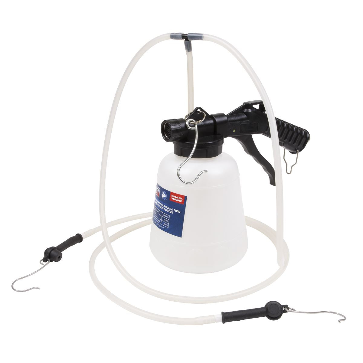 Sealey VS020TC Brake Caliper Clutch Bleeder Pneumatic Vacuum Single & Twin 1L Sealey