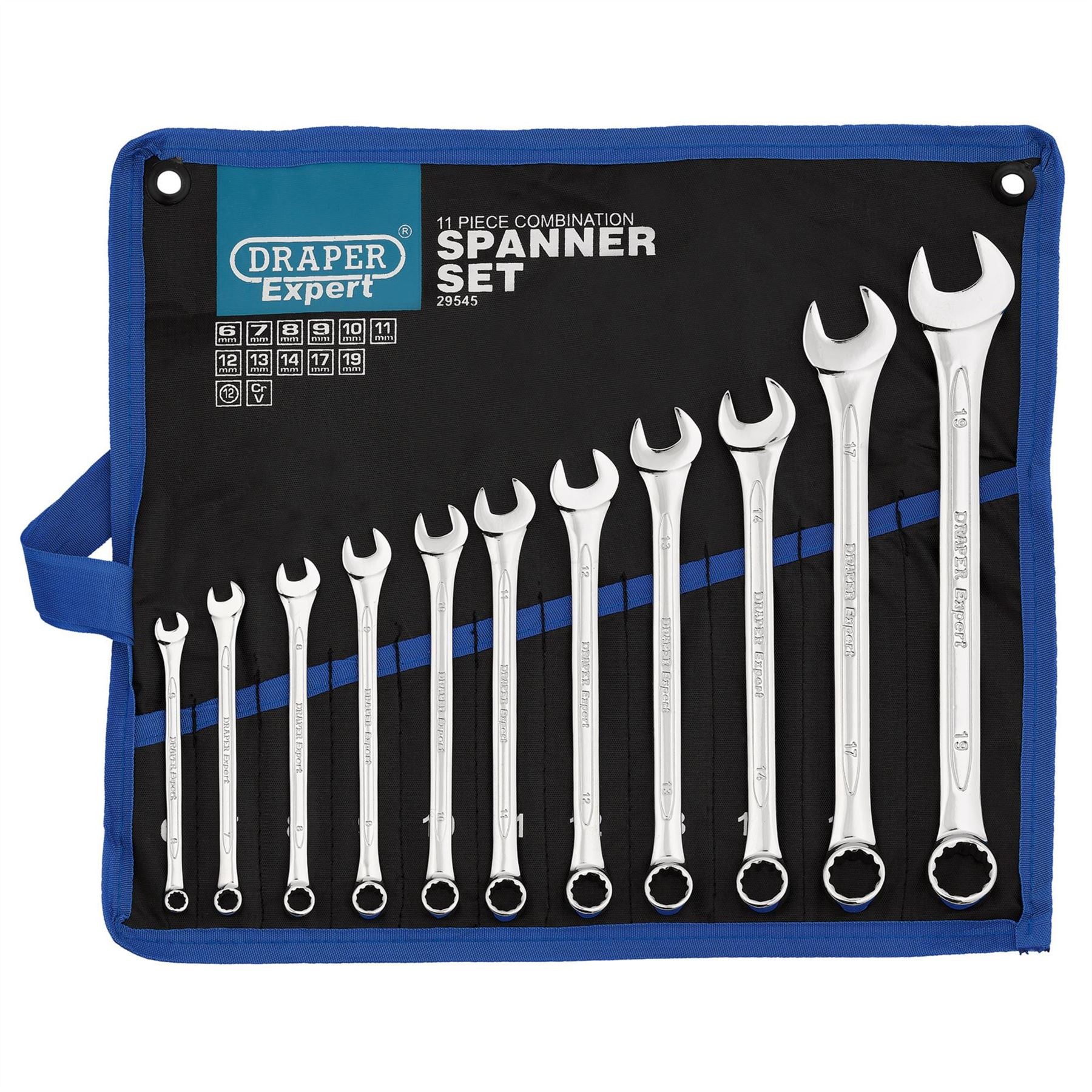Draper 29545 Expert HI-TORQ® Metric Combination Spanner Set 11 Piece Draper