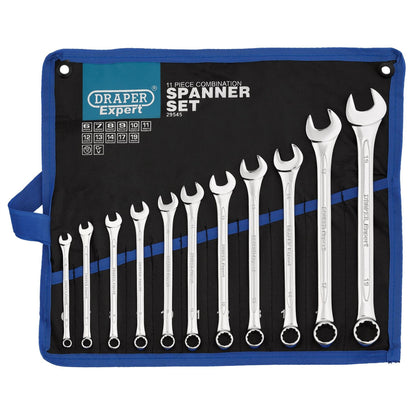 Draper 29545 Expert HI-TORQ® Metric Combination Spanner Set 11 Piece Draper
