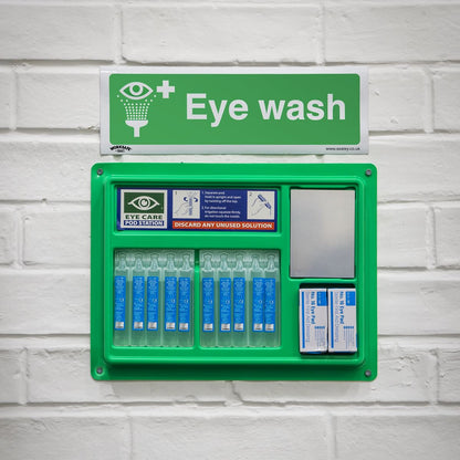 Sealey SS58V1 Safe Conditions Safety Sign - Eye Wash - Self-Adhesive Vinyl Sealey