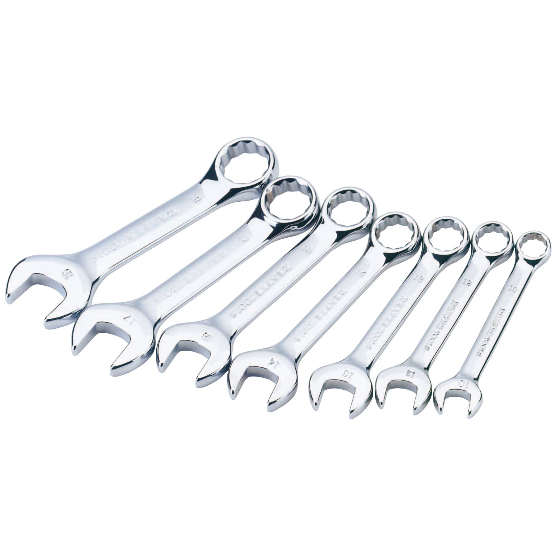 Draper 56398 HI-TORQ® Metric Stubby Combination Spanner Set 7 Piece Draper