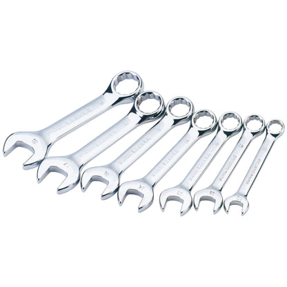 Draper 56398 HI-TORQ® Metric Stubby Combination Spanner Set 7 Piece Draper