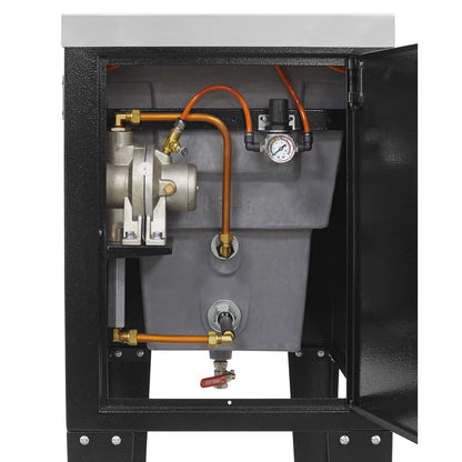 Sealey SM23P Premier Spray Gun Cleaning Tank 2 Gun Capacity Sealey