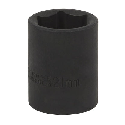 Sealey IS1221 Impact Socket 21mm 1/2"Sq Drive Sealey