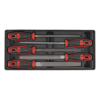 Sealey TBT09 Tool Tray with Engineer’s File Set 5pc Sealey
