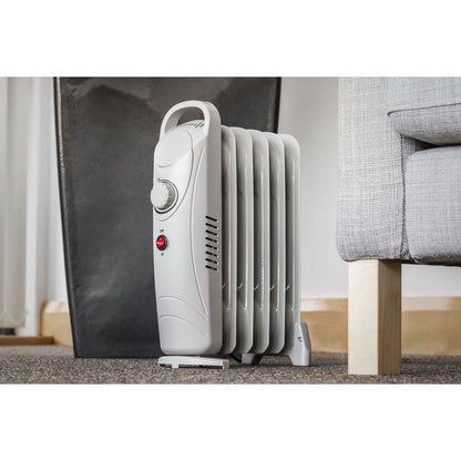 Sealey RD800 Oil-Filled Radiator Mini 800W/230V 6-Element Sealey