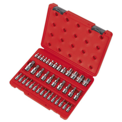 Sealey AK6197 TRX-Star* Socket & Security Socket Bit Set 38pc 1/4" 3/8" & 1/2"Sq Drive Sealey