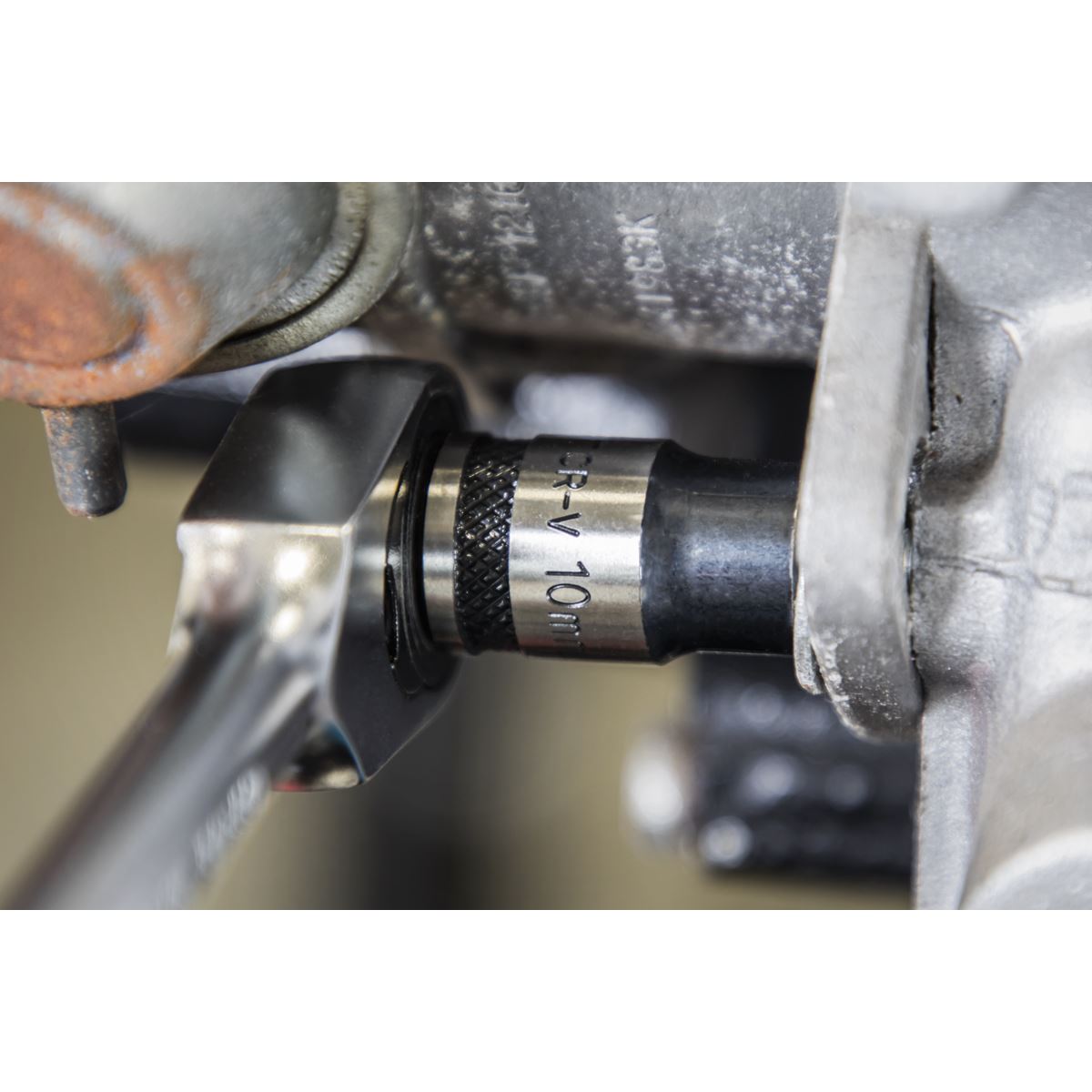 Sealey AK2741B Socket Set 12pc 3/8"Sq Drive Lock-On™ 6pt Metric - Premier Black Sealey