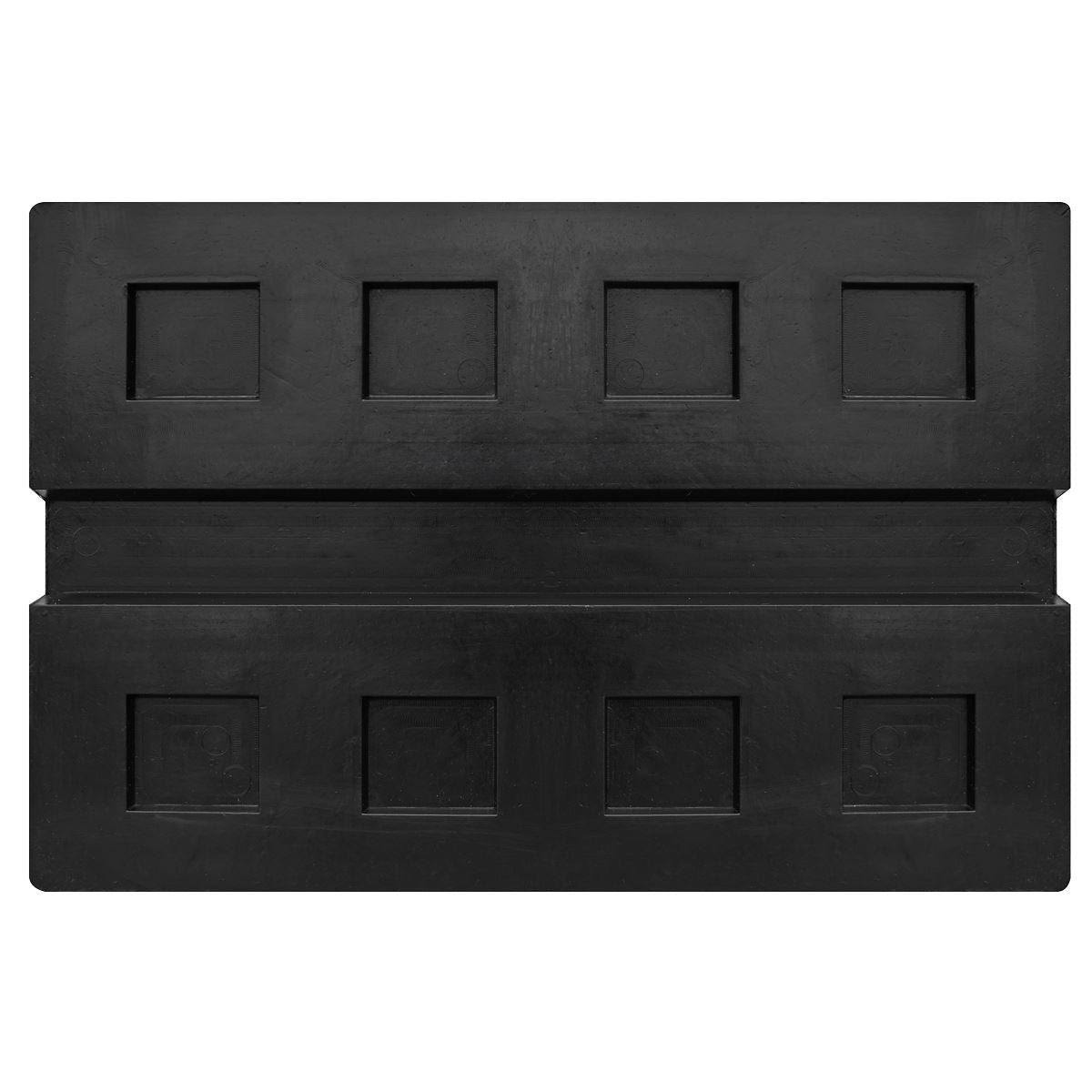 Sealey SJBEX.A03 Slotted Rubber Support Block for Viking Jacking Beams 80mm Sealey