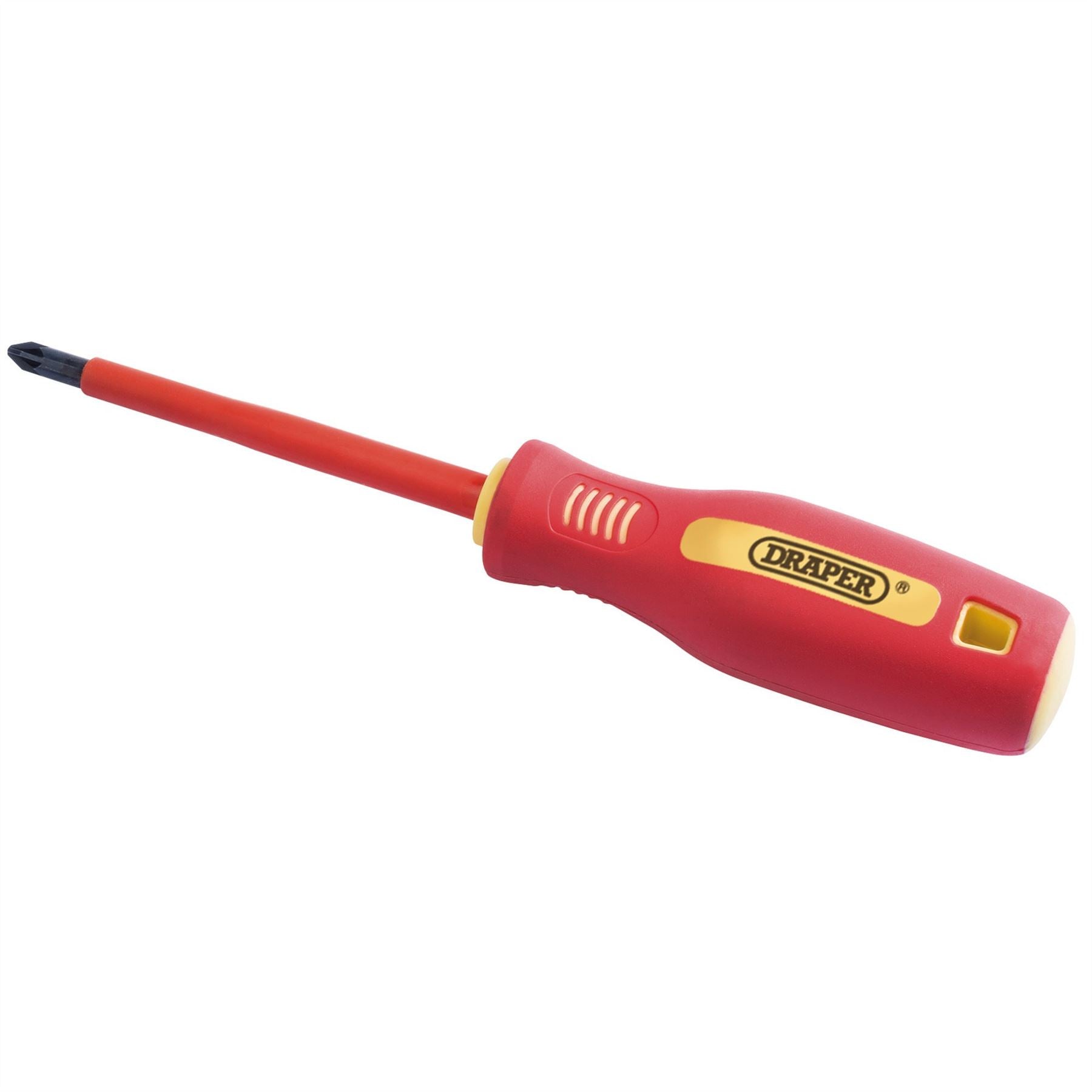 Draper 46537 Fully Insulated Soft Grip PZ TYPE Screwdriver No.2 x 100mm sold loose Draper