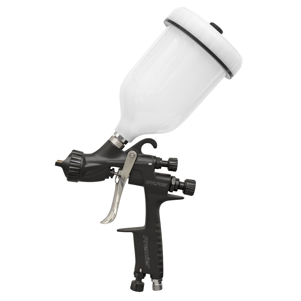 Sealey HVLP05 HVLP Gravity Feed Spray Gun 1.3mm Set-Up Sealey