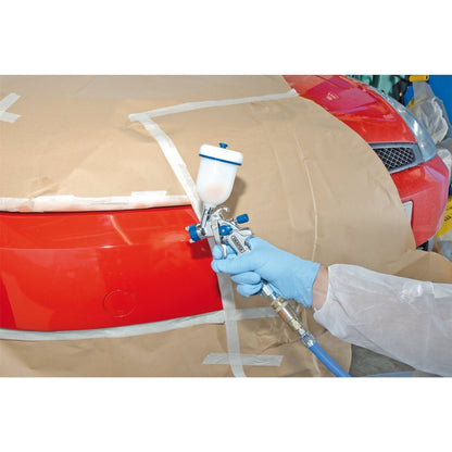 Draper 09708 Gravity Feed HVLP Air Spray Gun 100ml Draper
