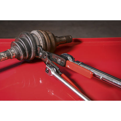 Sealey VS1639 Ear-Type Clip Pliers - Extra-Heavy-Duty Sealey