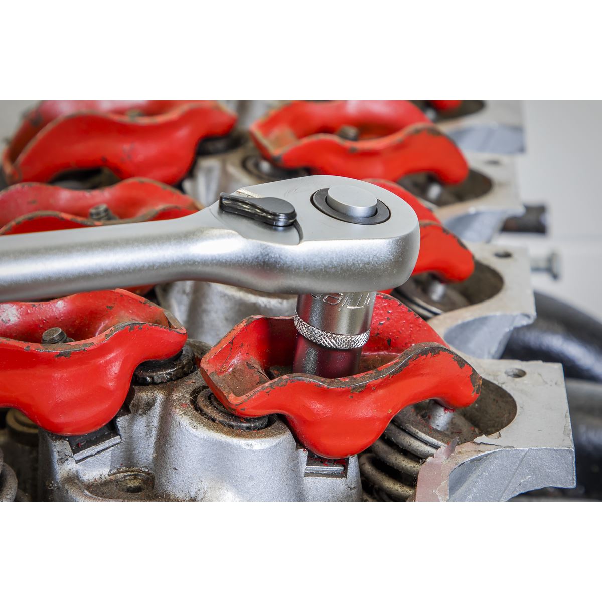 Sealey AK7924 Socket Set 1/2"Sq Drive 24pc -  Premier Platinum Sealey