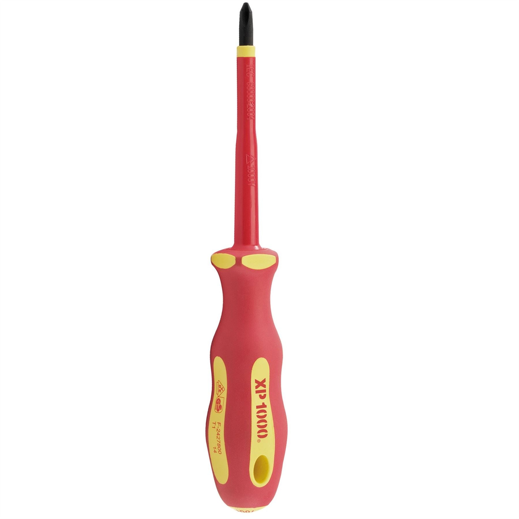 Draper 64432 XP1000® VDE Cross Slot Screwdriver No.2 x 100mm Draper