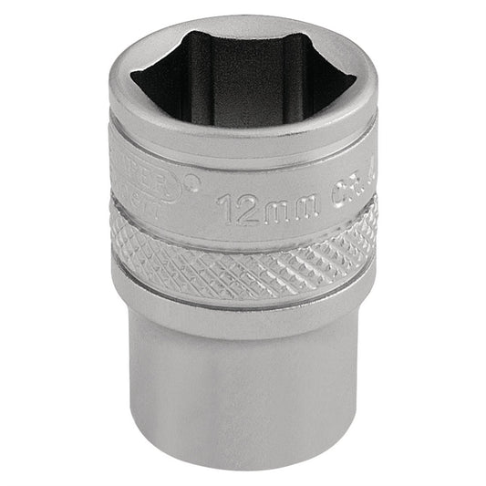 Draper 16515 Socket 1/4" Sq. Dr. 12mm Draper
