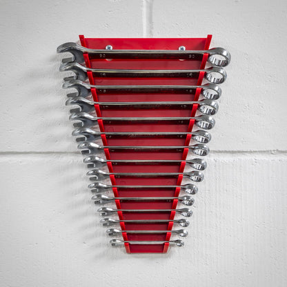 Sealey WR05 Spanner Rack Capacity 15 Spanners Sealey