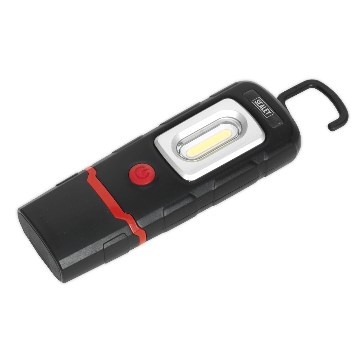 Sealey LED3601 Rechargeable 360° Inspection Light 3W COB & 1W SMD LED Black Lithium-Polymer Sealey