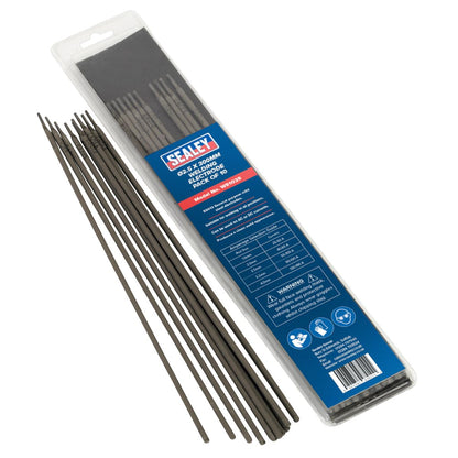 Sealey WE1025 Welding Electrode Ø2.5 x 300mm Pack of 10 Sealey