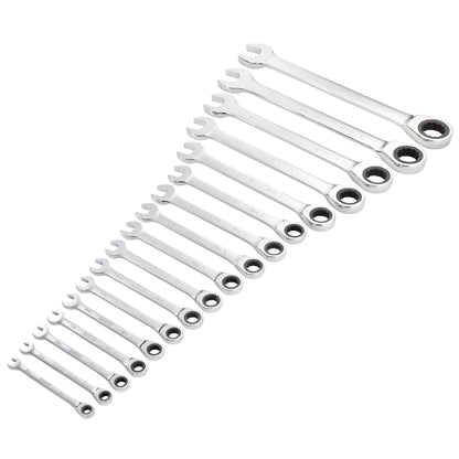 Draper 27691 HI-TORQ® Metric Ratchet Combination Spanner Set 17 Piece Draper