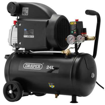 Draper 24980 24L Direct Drive Air Compressor 1.5kW/2hp Draper