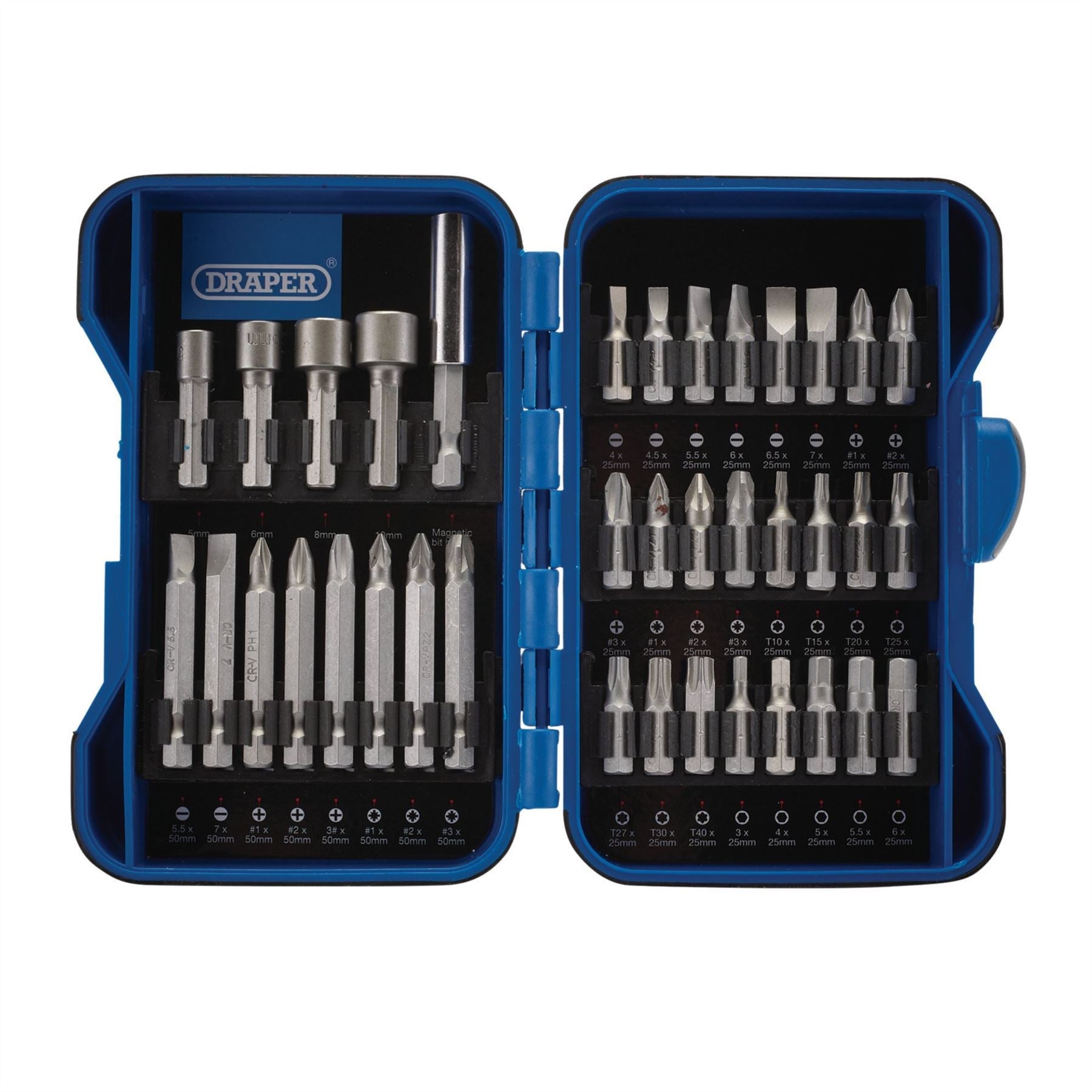 Draper 18561 Insert Bit Set 37 Piece Draper