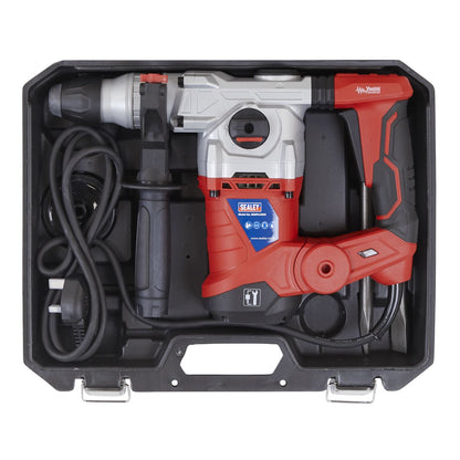 Sealey SDSPLUS32 Rotary Hammer Drill SDS Plus Ø32mm 1500W/230V Sealey