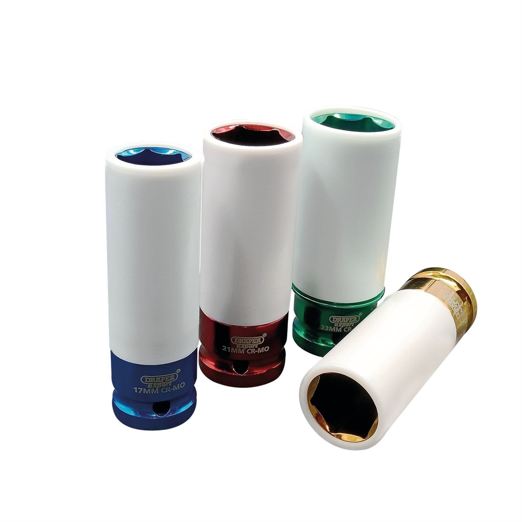 Draper 82972 Wheel Nut Socket for Alloy Wheels 1/2" Sq. Dr. 4 Piece Draper