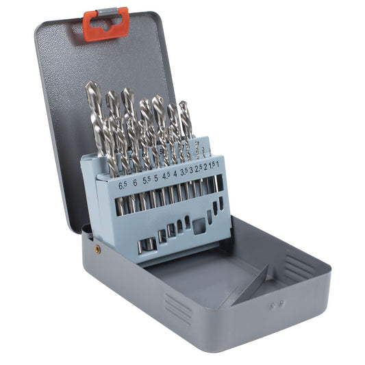 Sealey AK8190 Left-Hand Spiral Drill Bit Set 19pc Sealey