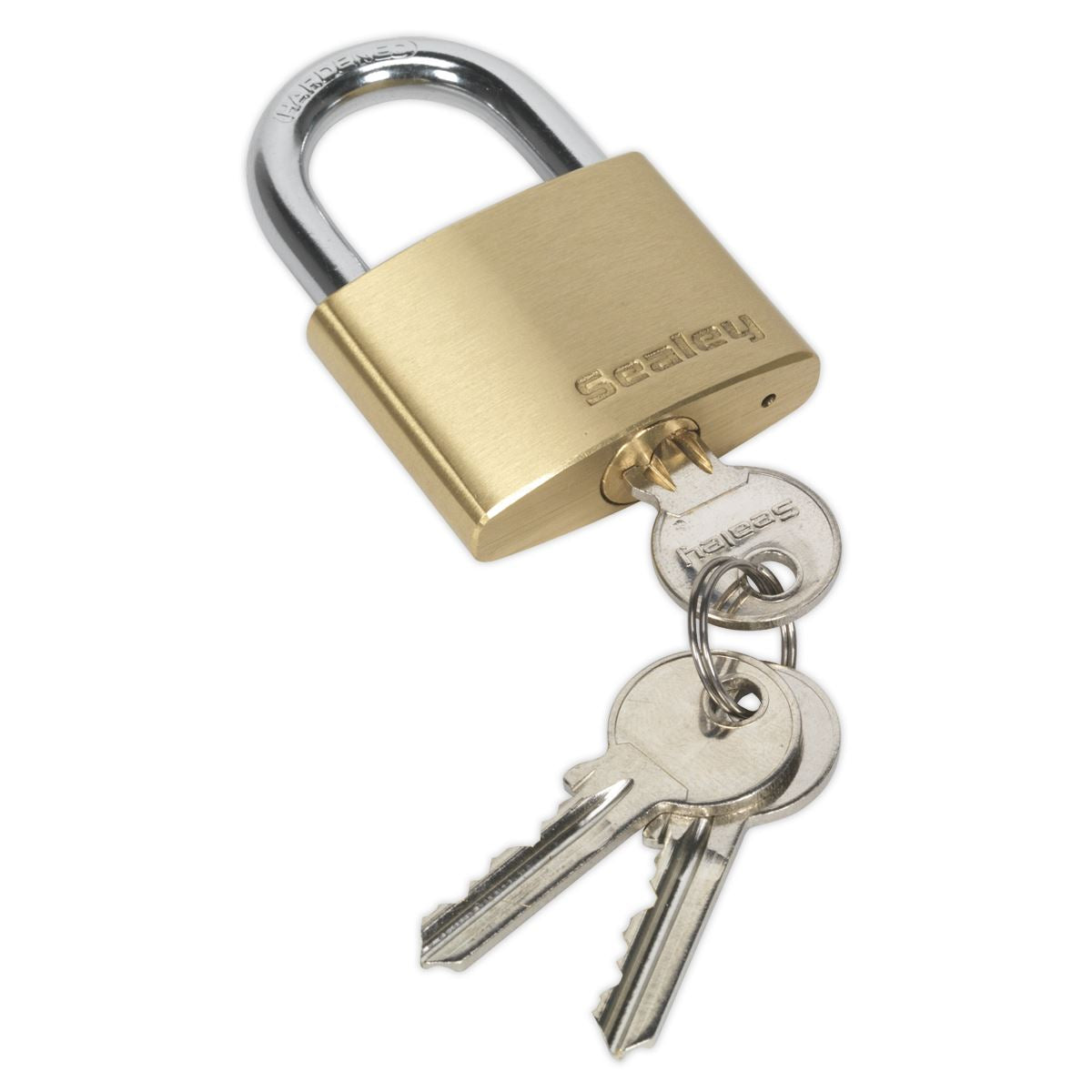 Sealey PL102 Brass Body Padlock 50mm Sealey