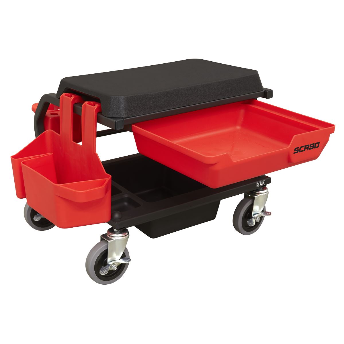 Sealey SCR90 Mechanic's Deluxe Detailing Utility Seat Sealey