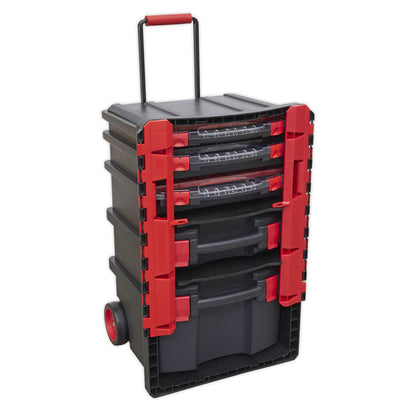 Sealey AP860 Professional Mobile Toolbox with 5 Removable Storage Cases Sealey