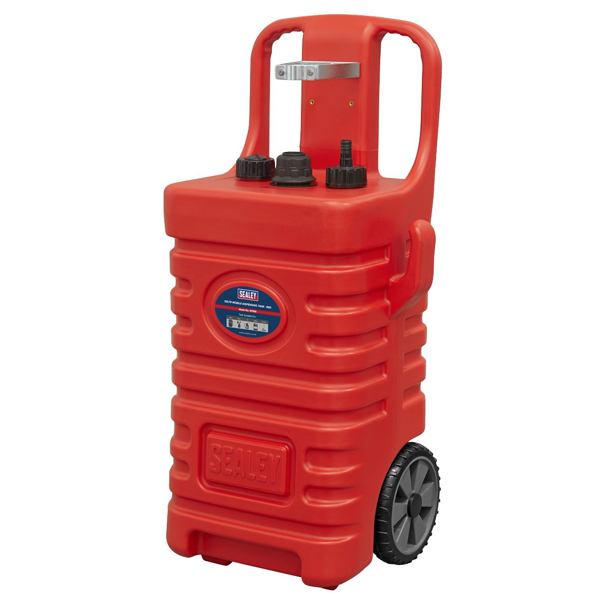 Sealey DT55R Mobile Dispensing Tank - Red 55ltr Sealey