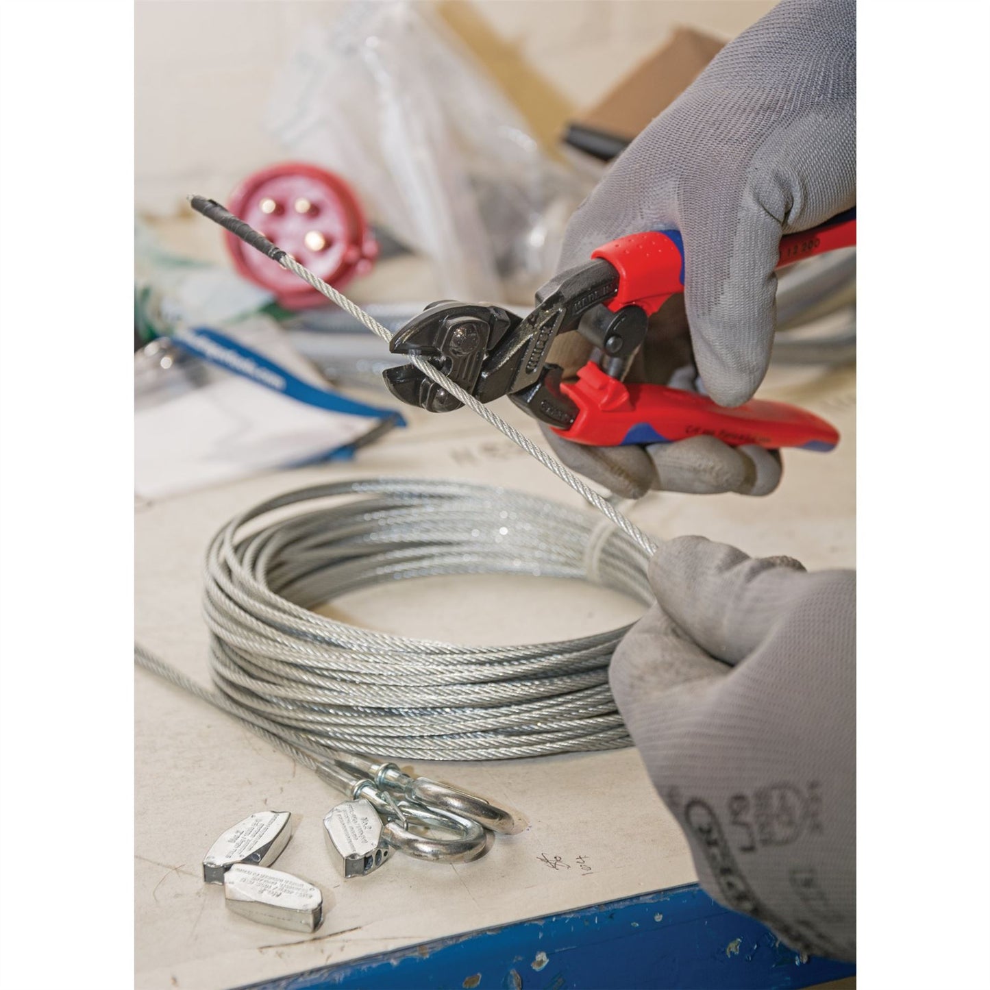 Knipex 49188 Cobolt® 71 12 200 SB Compact Bolt Cutters with Sprung Handles 200mm Knipex