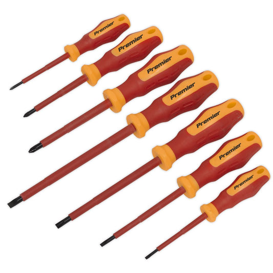 Sealey AK6125 Screwdriver Set 7pc VDE Approved Sealey
