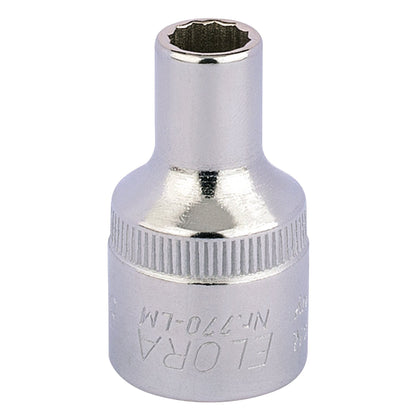 Elora 24533 Bi-Hexagon Socket 1/2" Sq. Dr. 8mm Elora