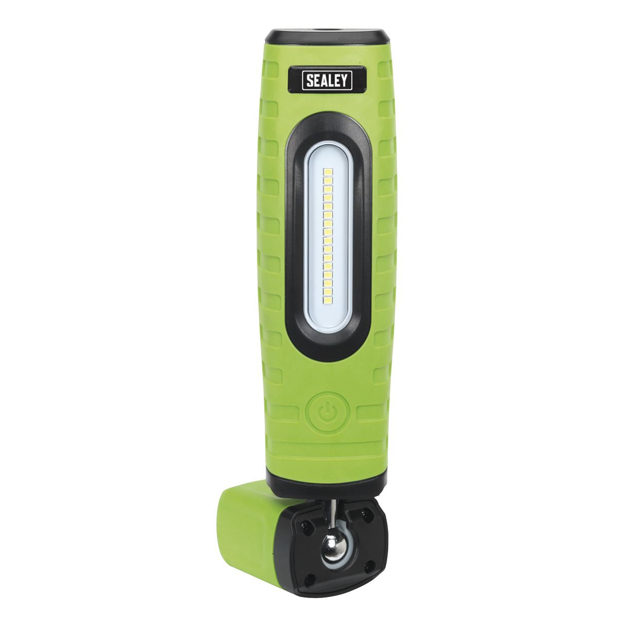 Sealey LED360PLUSG Rechargeable 360° Inspection Light 10W & 3W SMD LED Green 2 x Lithium-ion Sealey