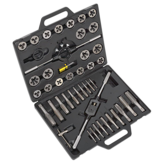 Sealey AK303IMP Tap & Die Set 45pc Split Dies Imperial Sealey
