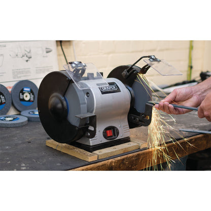 Draper 99571 Aluminium Oxide Bench Grinding Wheel 200 x 25mm 60 Grit Draper