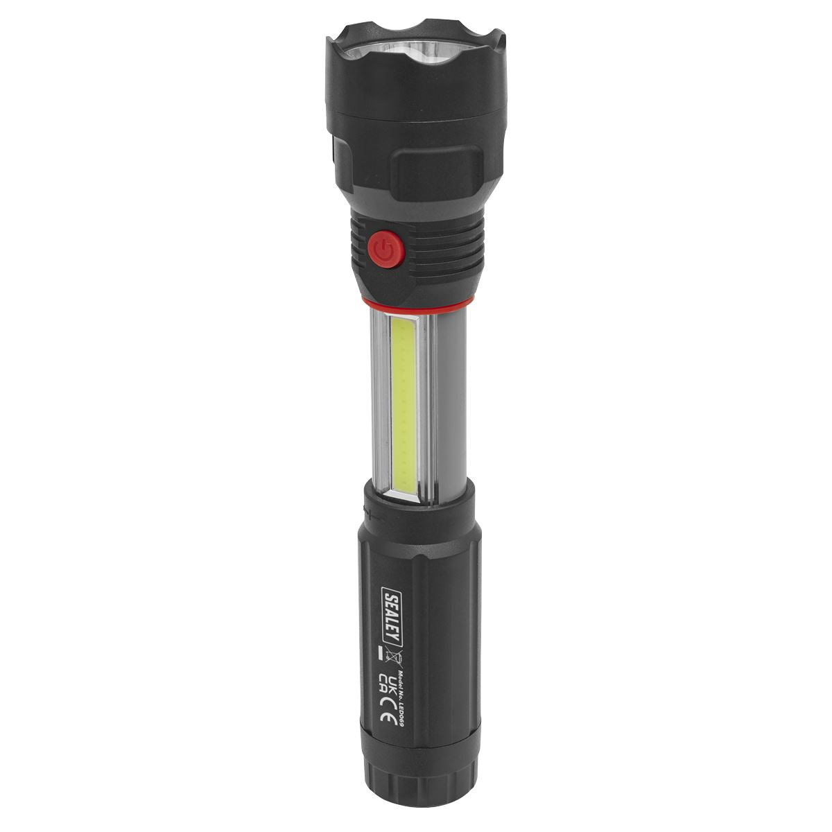 Sealey LED069 Torch/Inspection Light 3W COB & 3W LED 4 x AAA Cell Sealey