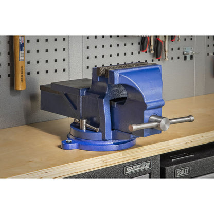 Sealey CVXTB200COMBO Heavy-Duty Professional Vice with Swivel Base 200mm Sealey