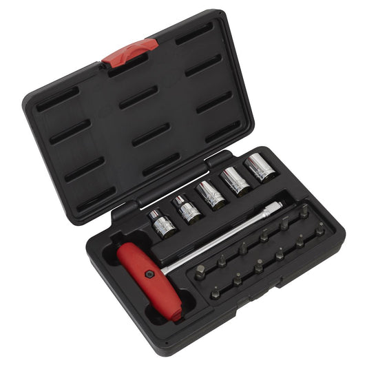 Sealey SMC31 Socket & JIS Bit Set 18pc Sealey