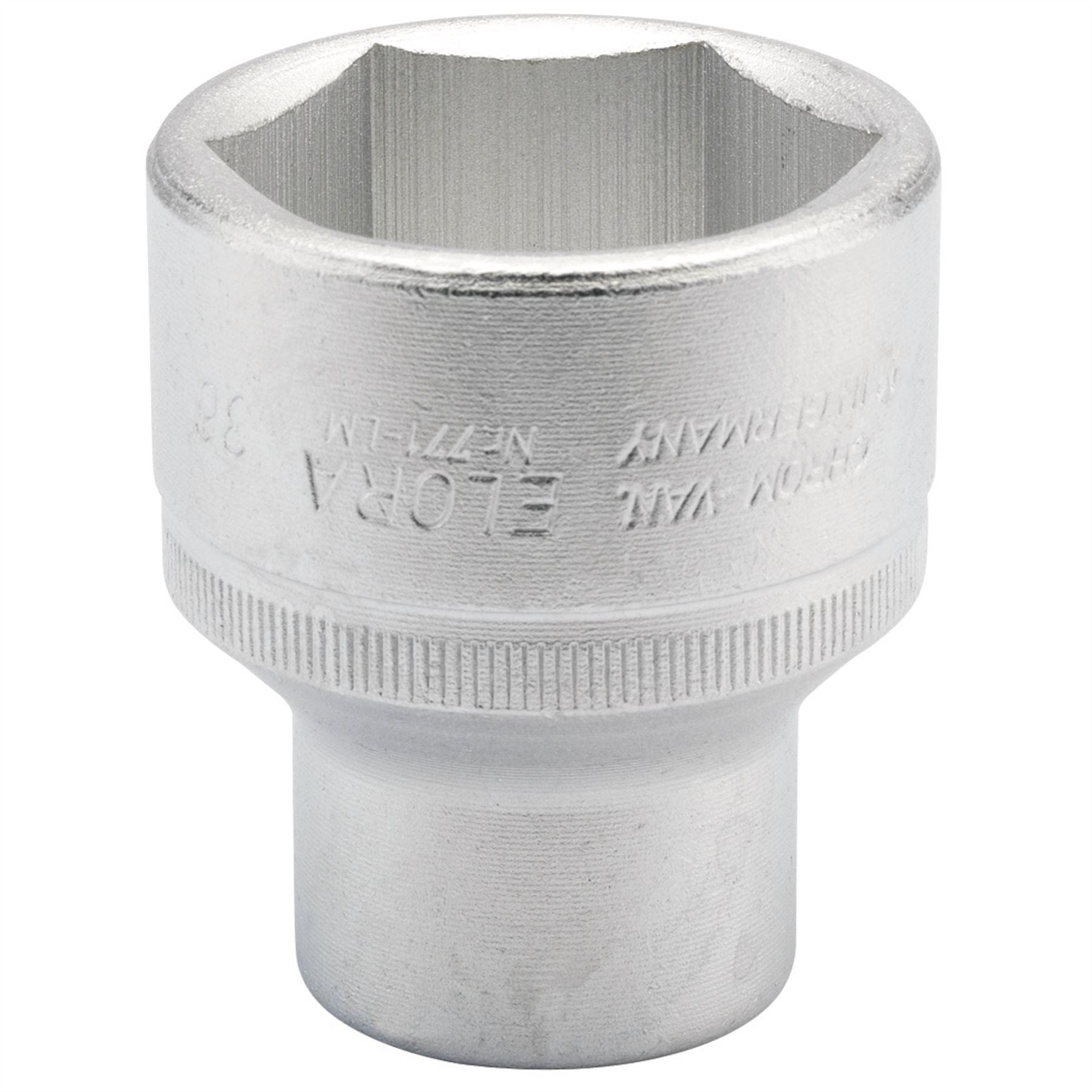 Elora 24781 Hexagon Socket 1/2" Sq. Dr. 36mm Sold Loose Elora