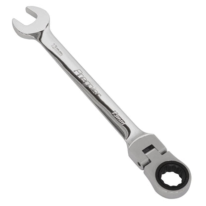 Sealey FHRCW13 Flexi-Head Ratchet Combination Spanner 13mm Sealey