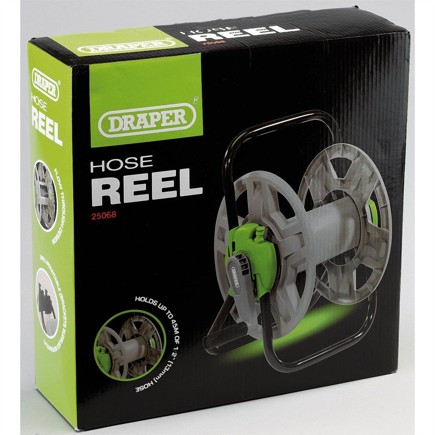 Draper 25068 Garden Hose Reel Cart 45m Draper