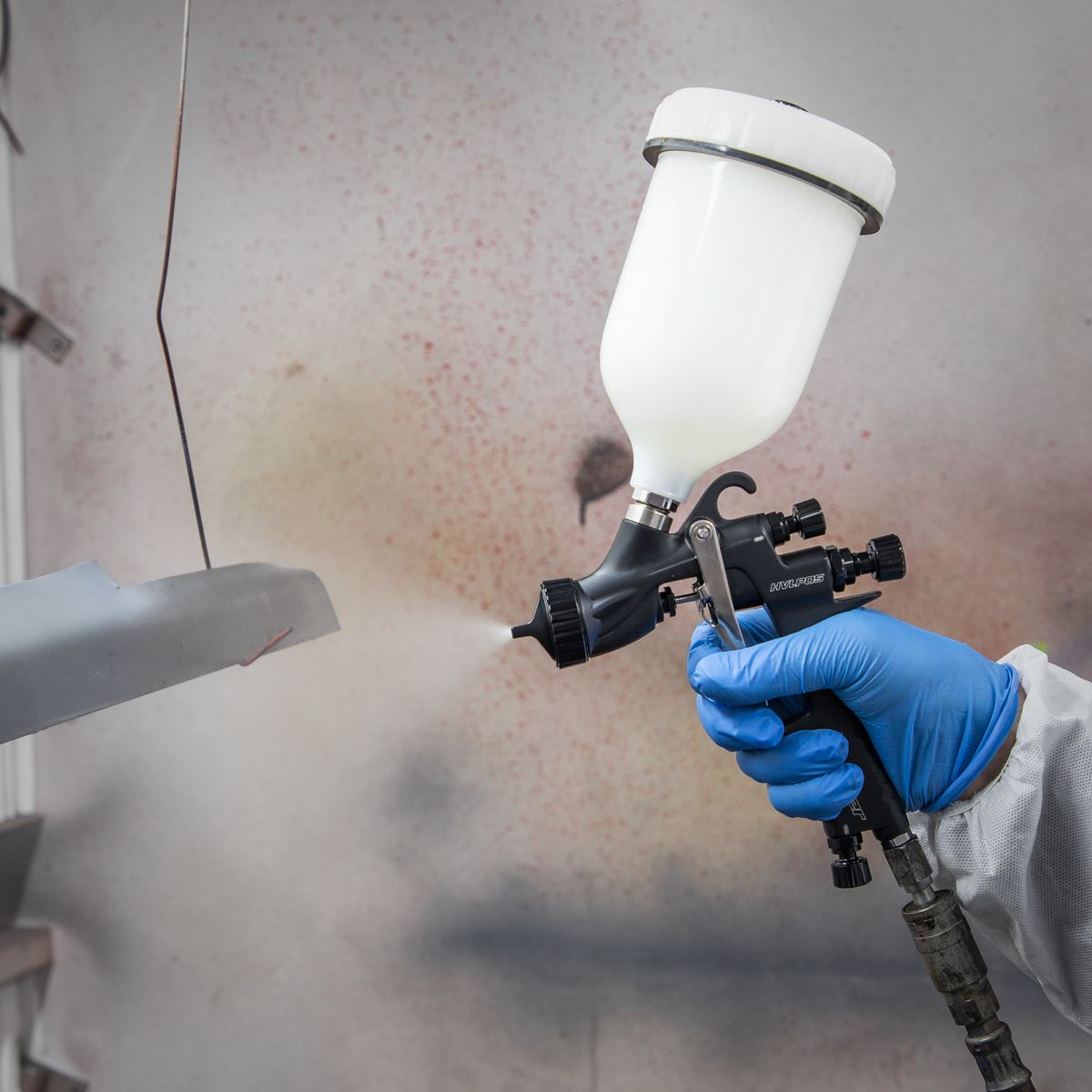 Sealey HVLP05 HVLP Gravity Feed Spray Gun 1.3mm Set-Up Sealey