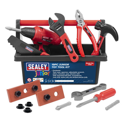 Sealey JTK1 Toy Tool Kit 19pc Sealey