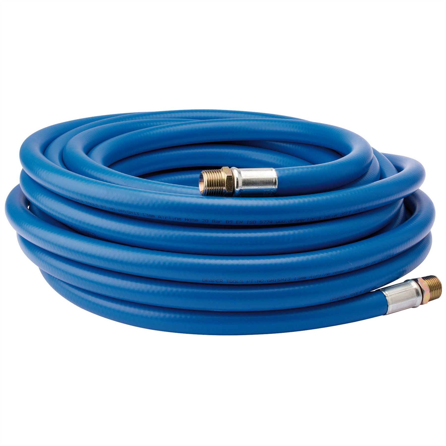 Draper 38344 Air Line Hose 15m 1/2"/13mm Bore 1/2" BSP Draper