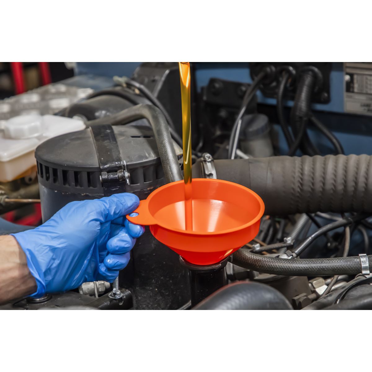 Sealey F1 Funnel Small Ø120mm Fixed Spout Sealey